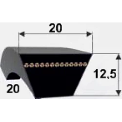 Ремінь профіль 20