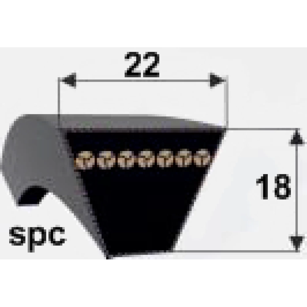 Ремінь профіль SPC