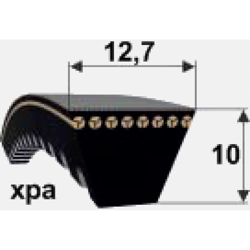Ремінь зубчастий XPA