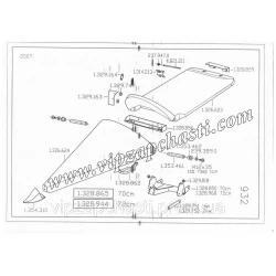 Запчасти на стебледелитель OROS HSA н/о Запчасти на стебледелитель OROS HSA н/о