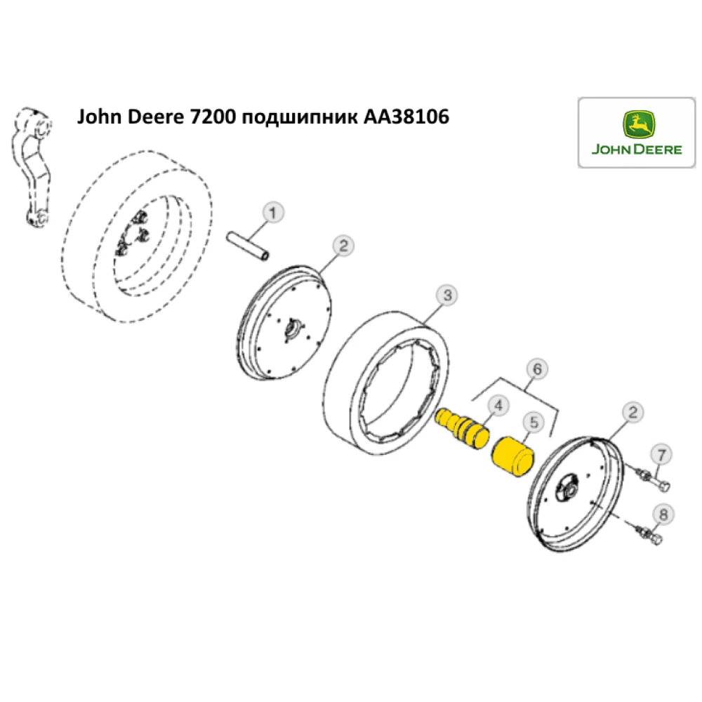 Підшипник John Deere AA38106