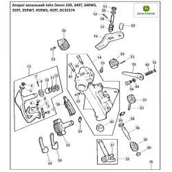 В“язальний апарат John Deere DC35574 вал 35 мм