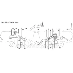 Ремни на комбайн Claas Lexion-530