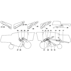 Ремни на комбайн John Deere 2054	