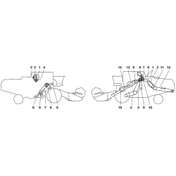 Ремни на комбайн John Deere 1177	