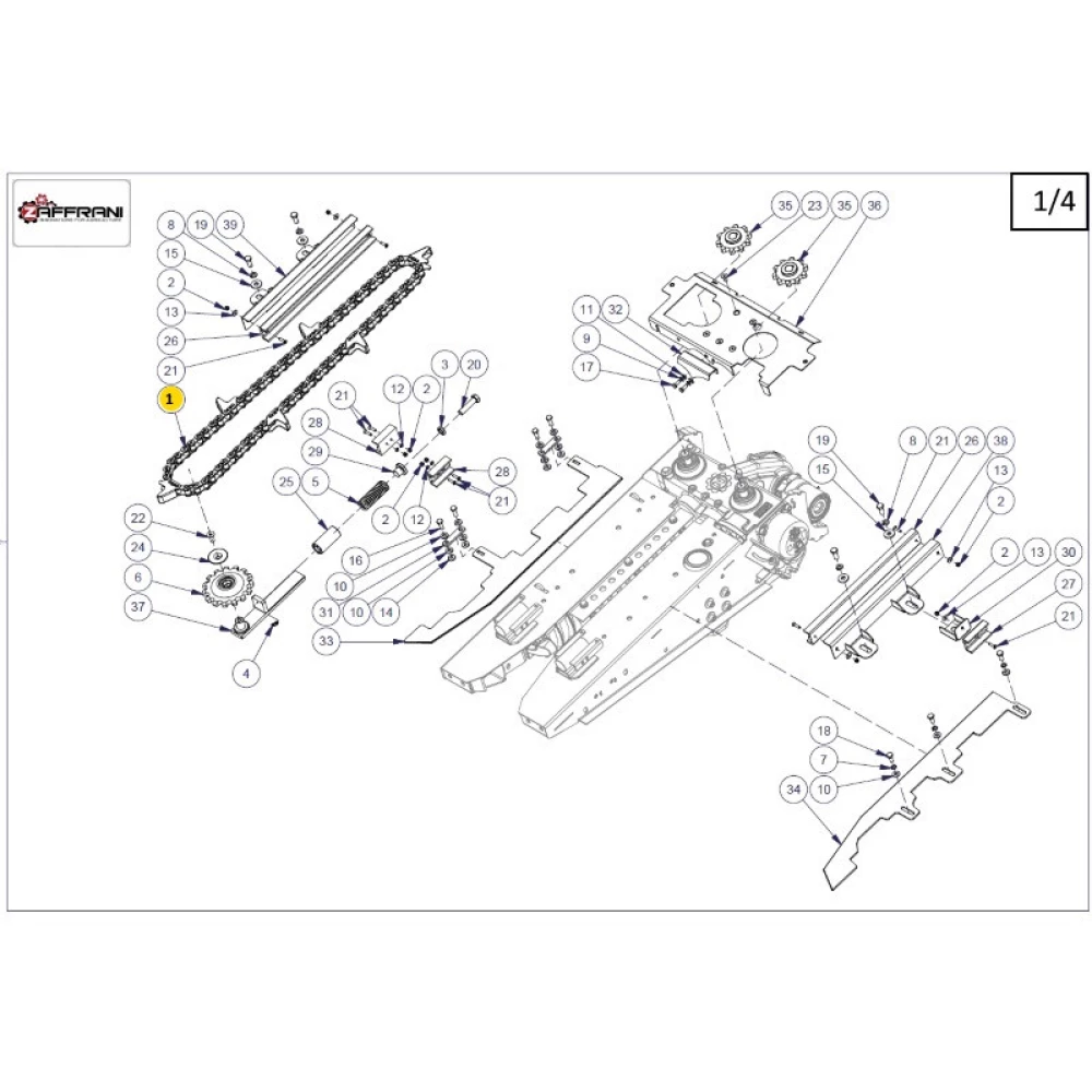 Ланцюг мисовий Helvik (італія) Zaffradi 301693001