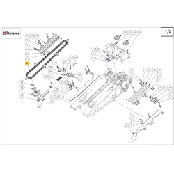Ланцюг мисовий Helvik (італія) Zaffradi 301693001