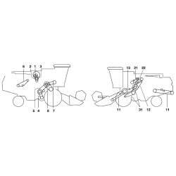 Ремни на комбайн John Deere 1055