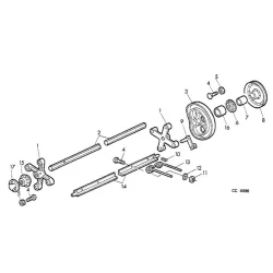 Болт кріплення пружини John Deere 332