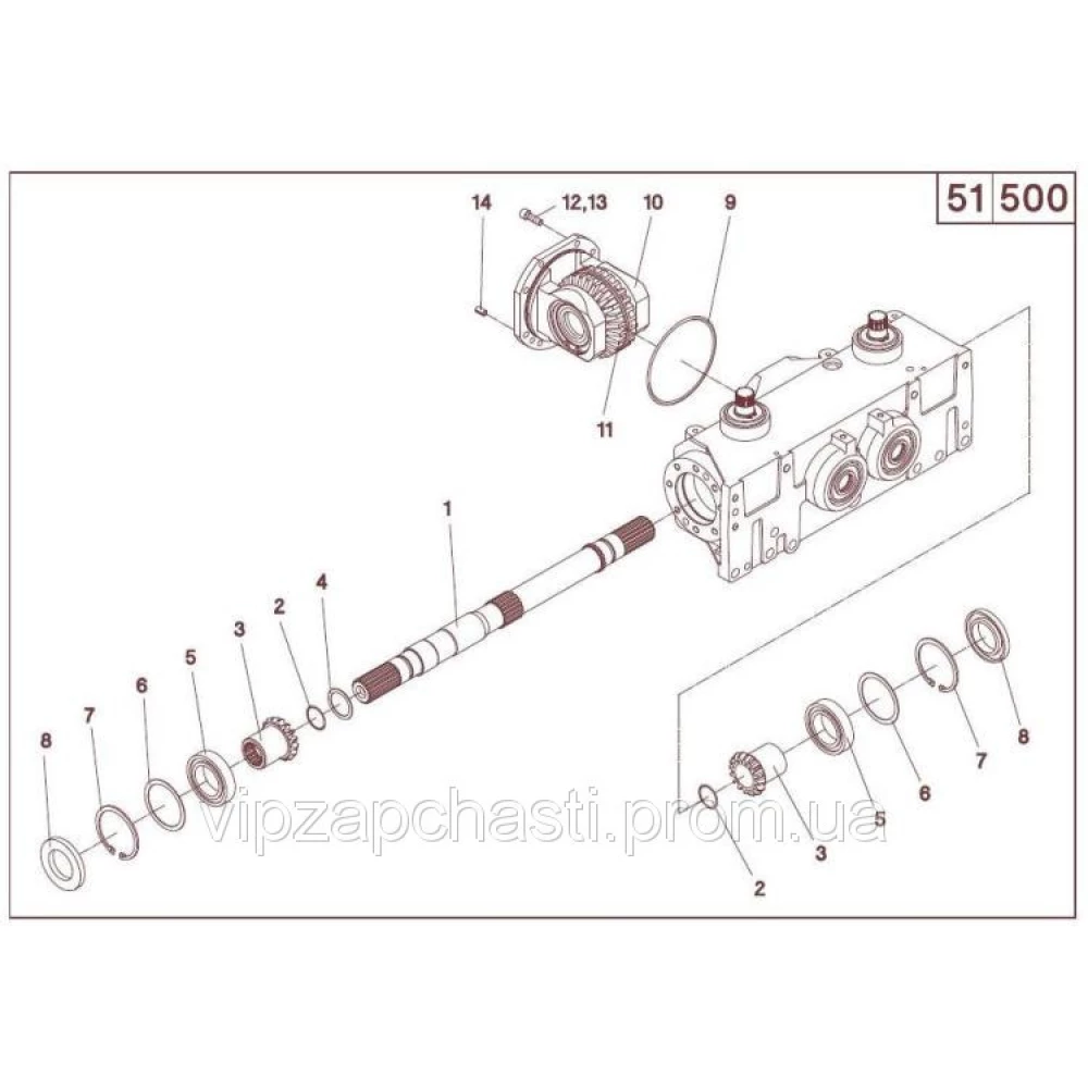 Шестерня редуктора Z-16 Geringhoff Mais Star Horizont, 502307