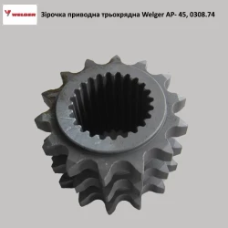 Звездочка приводная трехрядная Welger AP-45, 0308.74 Звездочка приводная трехрядная Welger AP-45, 0308.74