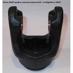 Виделка на трубу зірочка (зовнішня) хрестовина 36х89