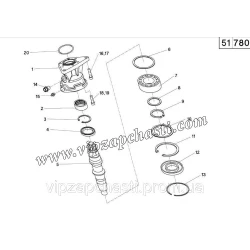 Редуктор приводу ножів подрібнювача Geringhoff Horizont Star 502790