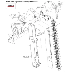Зерновий елеватор CASE 7088, 87365387