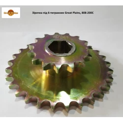 Зірочка подвійна під 6-гранник Great Plains, 808-200C