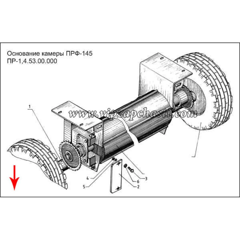 Основание камеры ПРФ-110, ПРФ-145	