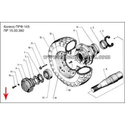 Колесо ПРФ-110, ПРФ-145