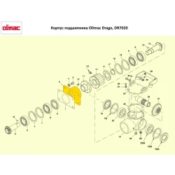 Корпус підшипника Olimac Drago, DR7020 Корпус підшипника Olimac Drago, DR7020