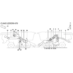 Ремни на комбайн Claas Lexion-470