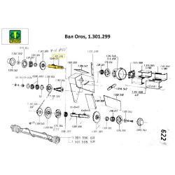 Вставка напрямної права Oros, 1.333.348