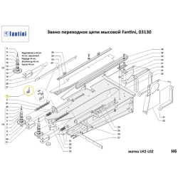 Дзвіно перехідне коло мисовий Fantini, 03130