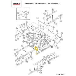 Зірочка Z-24 приводна Case, 1306156C1