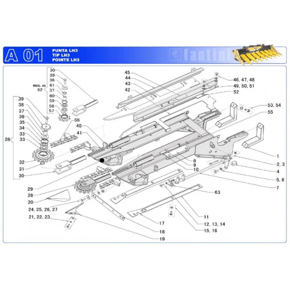 Пружина Fantini 10515