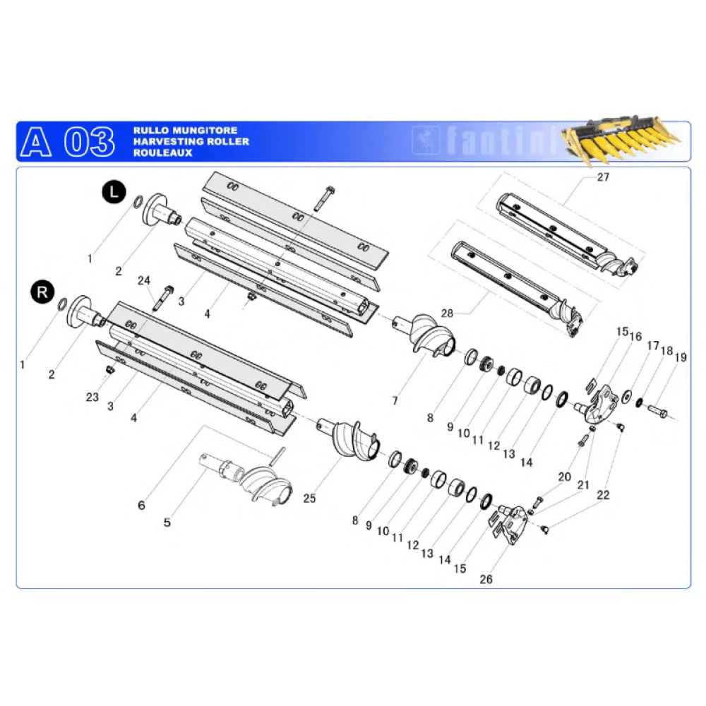 Пружина носка Fantini 19670