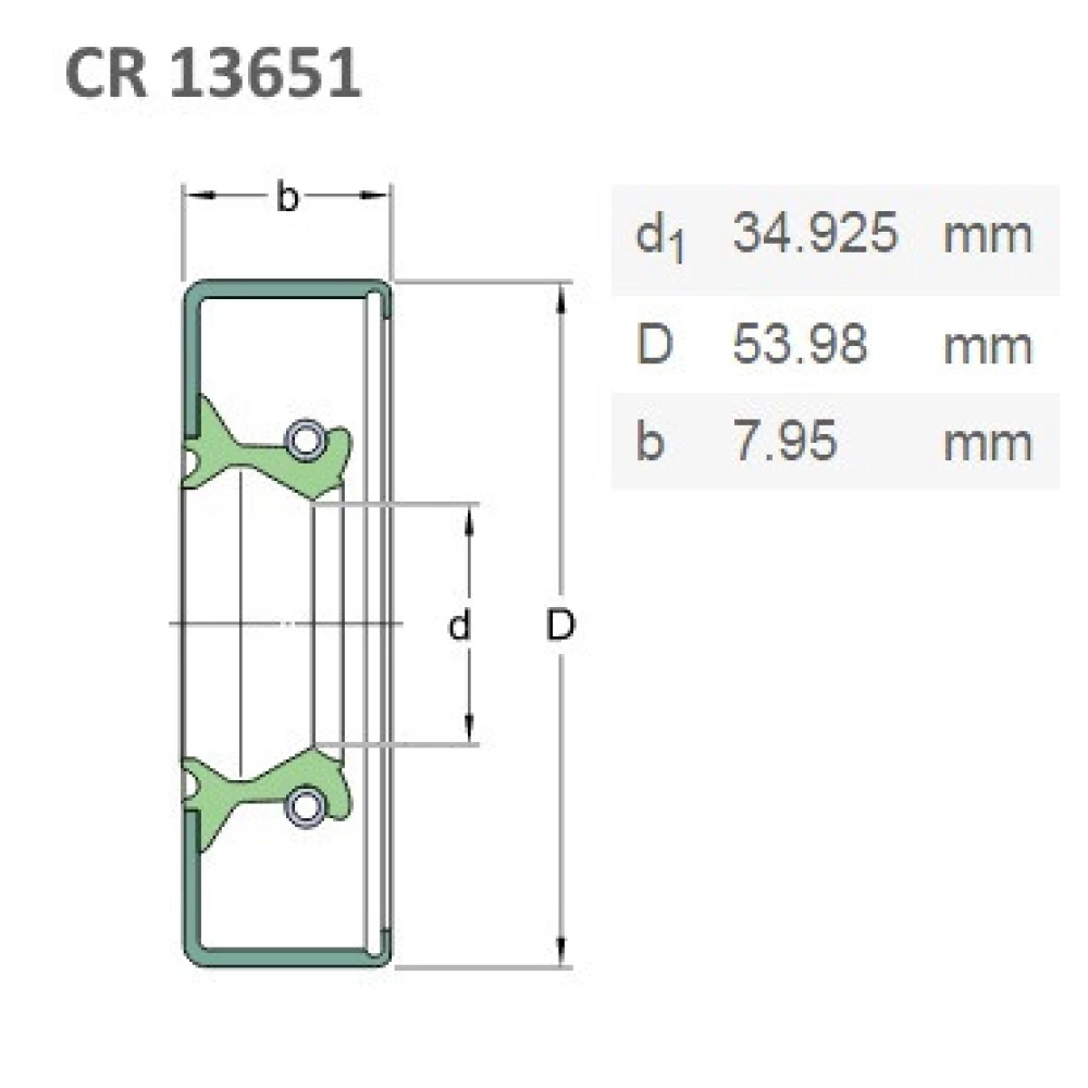 CR13651 манжета SKF, 938294R91