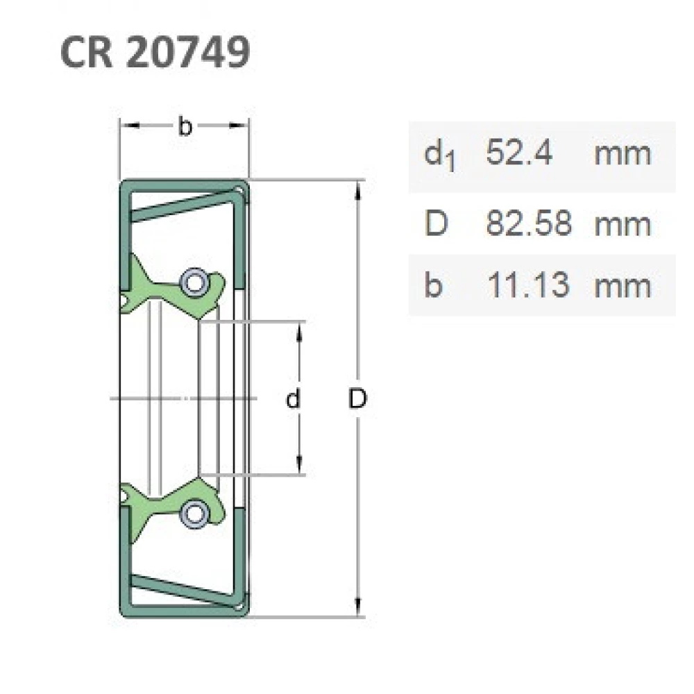 CR20749 манжета SKF, AH89023