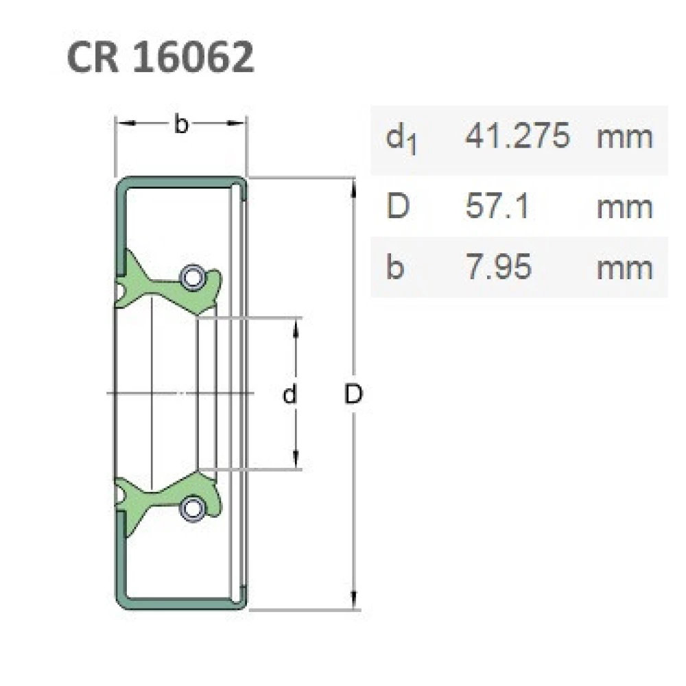 CR16062 манжета SKF, AH128391