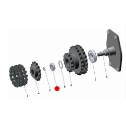 Подшипник 6204 2RS 180204 ГОСТ 8882-75 ЖК-80 KINEX - Словаччина