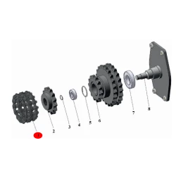 Ланцюг 2ПР-25,4-114 ГОСТ 13568-75 (80-2) 3.05 Renold (Німеччина)