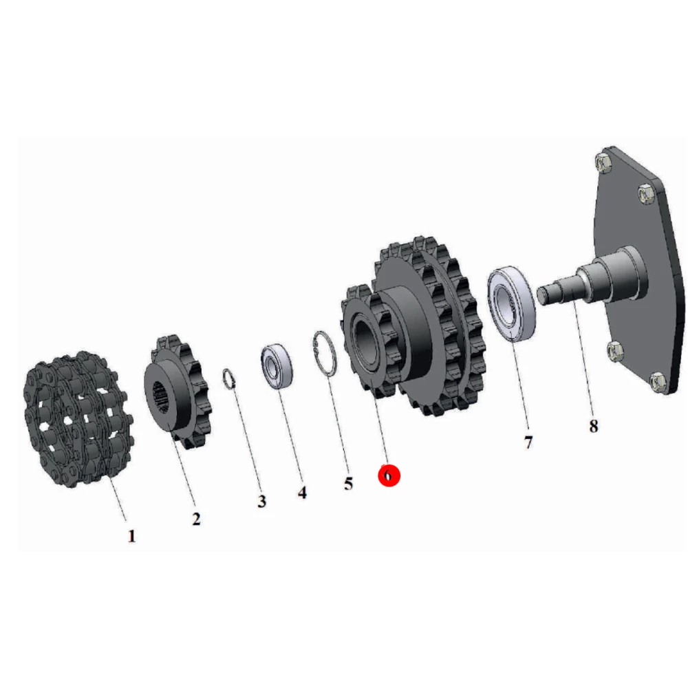 Муфта ланцюгова РК-80.01.840