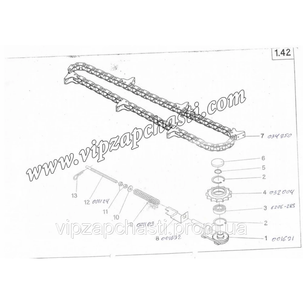 Каталог запчастей на жатку Geringhoff PCA