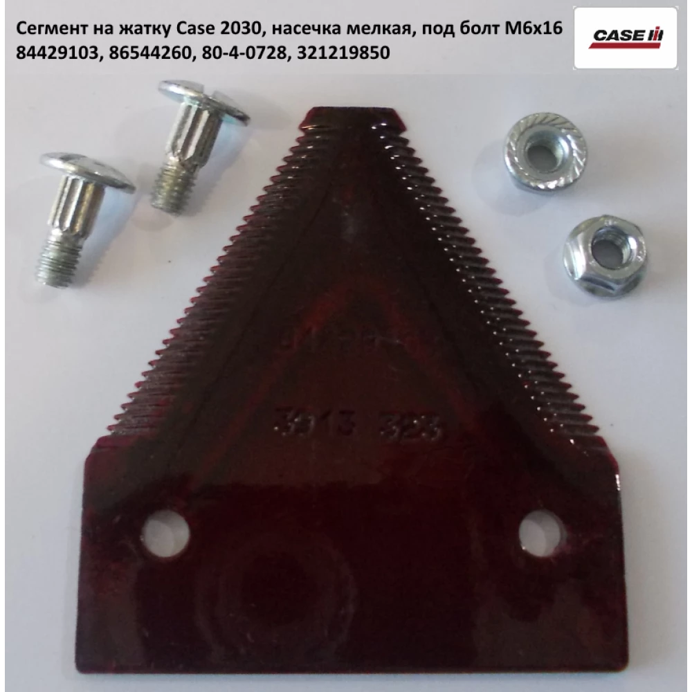 Болт сегмента Case 2030, М6х16