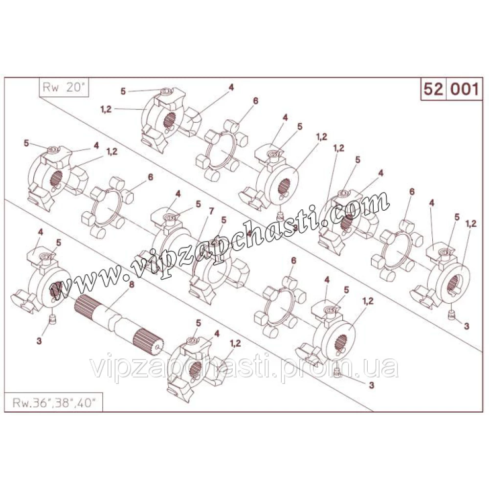 Муфта кулачків Geringhoff Mais Star, 027150