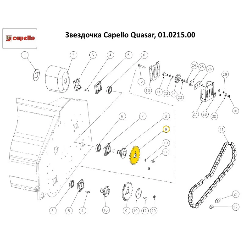 Звездочка Capello Quasar, 01.0215.00