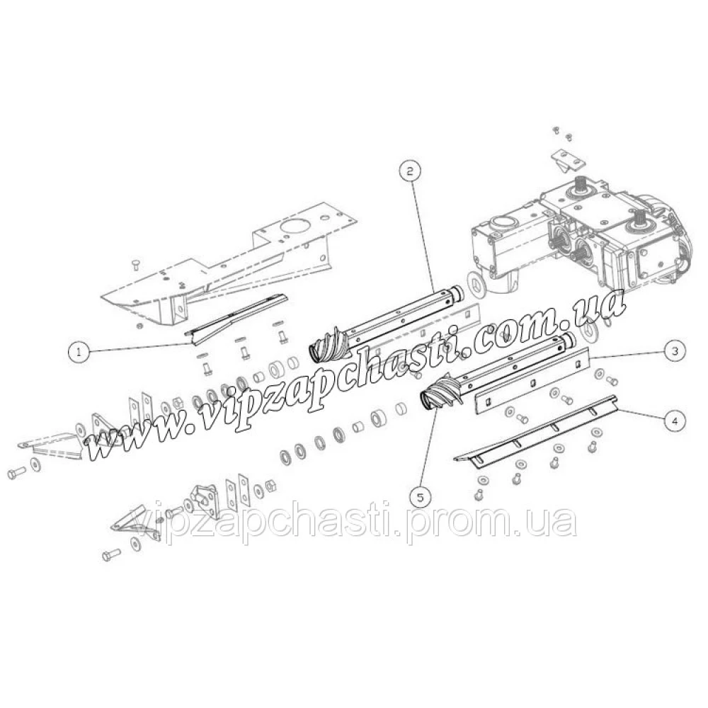 Подающий нож 450 мм Capello Quasar, 03.2019.00