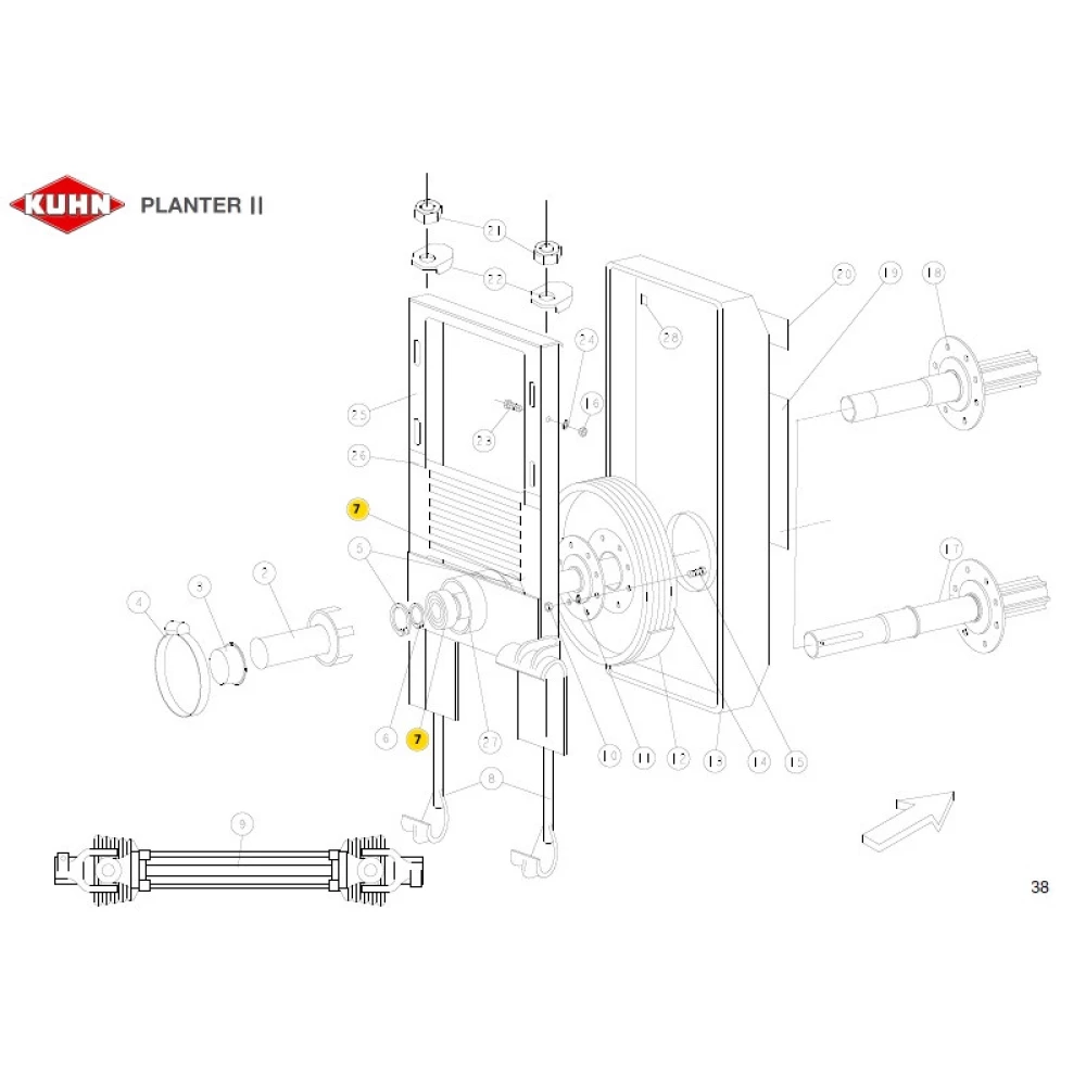 Підшипник до сіевниці Kuhn 81003074 