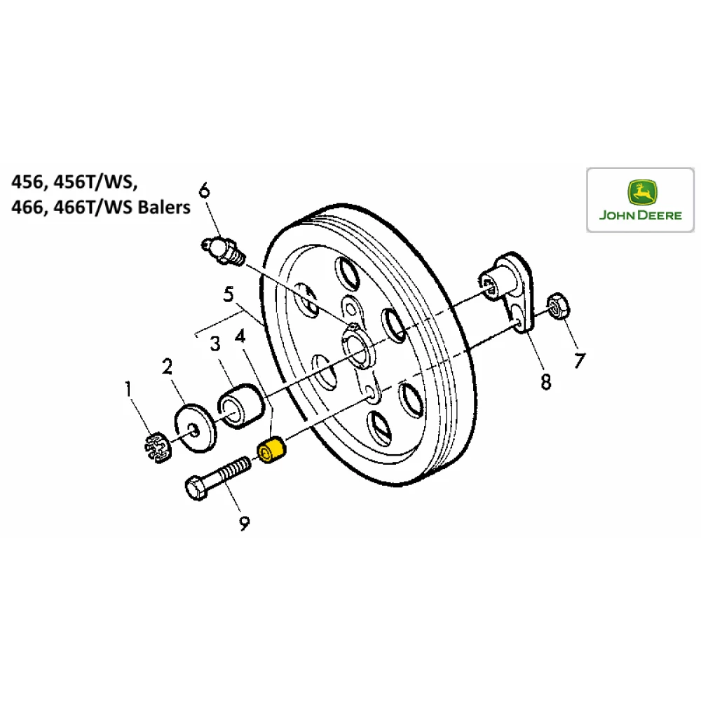 Втулка маховика John Deere 456