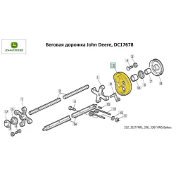 Бігова доріжка John Deere, DC17678