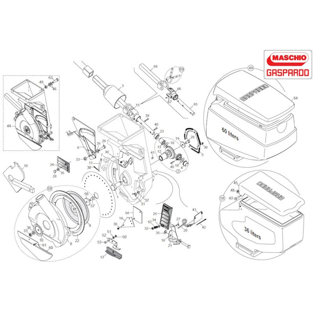 Висівний диск соняшник 26х2,5 Gaspardo G22230289