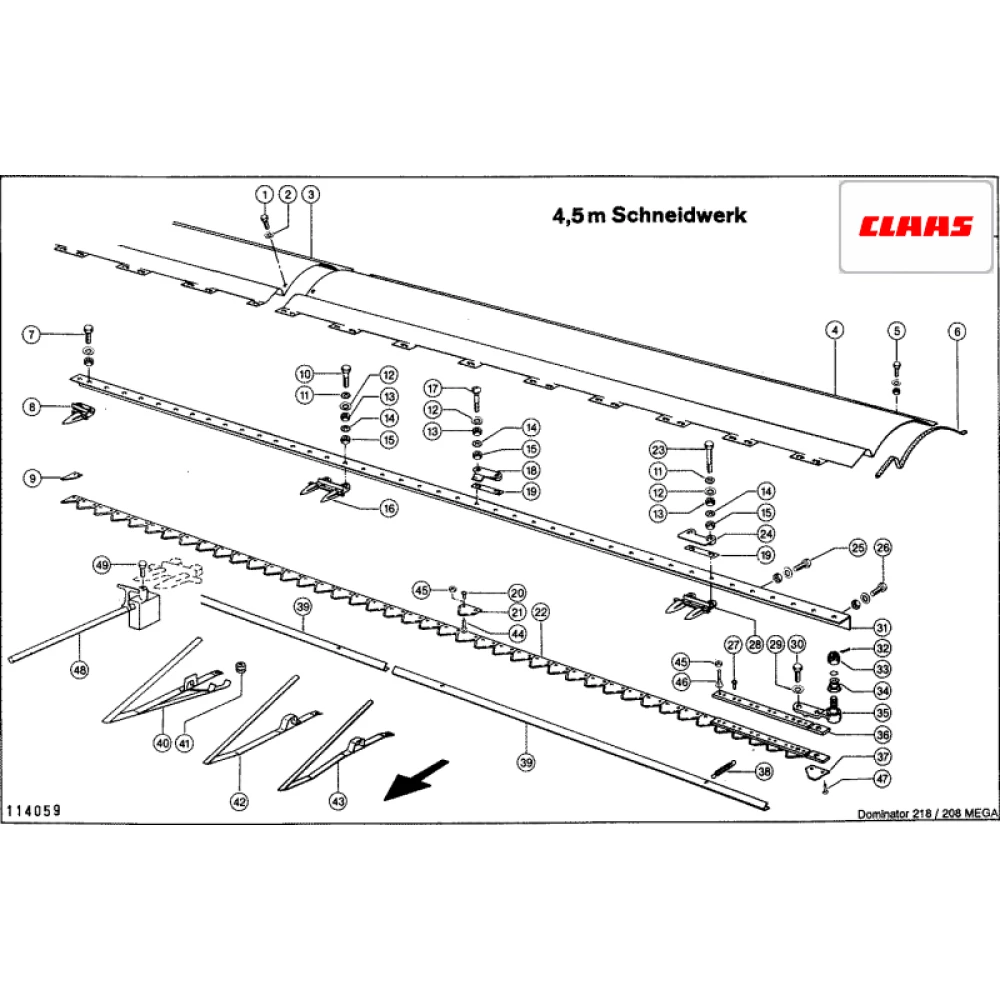 Палец двойной Claas 626295.1