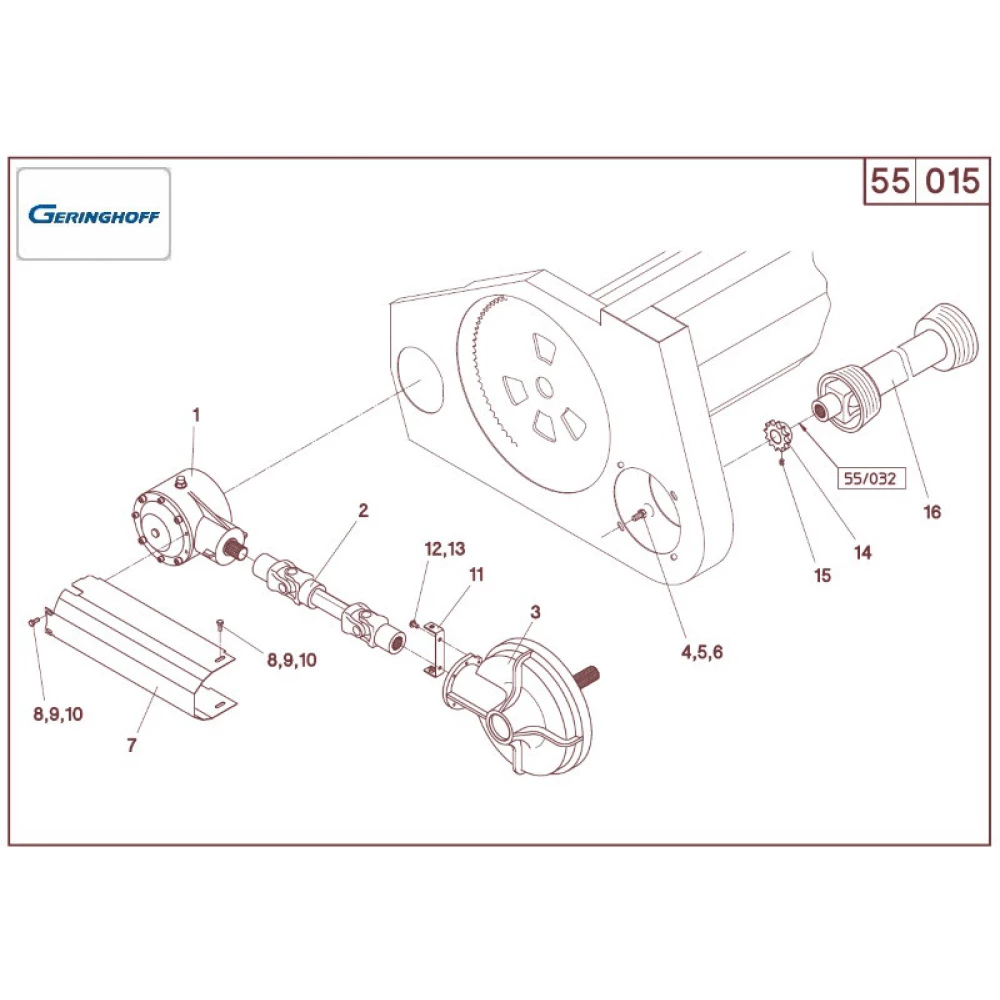 Зірочка Z-19 Geringhoff Rota Disc 030104
