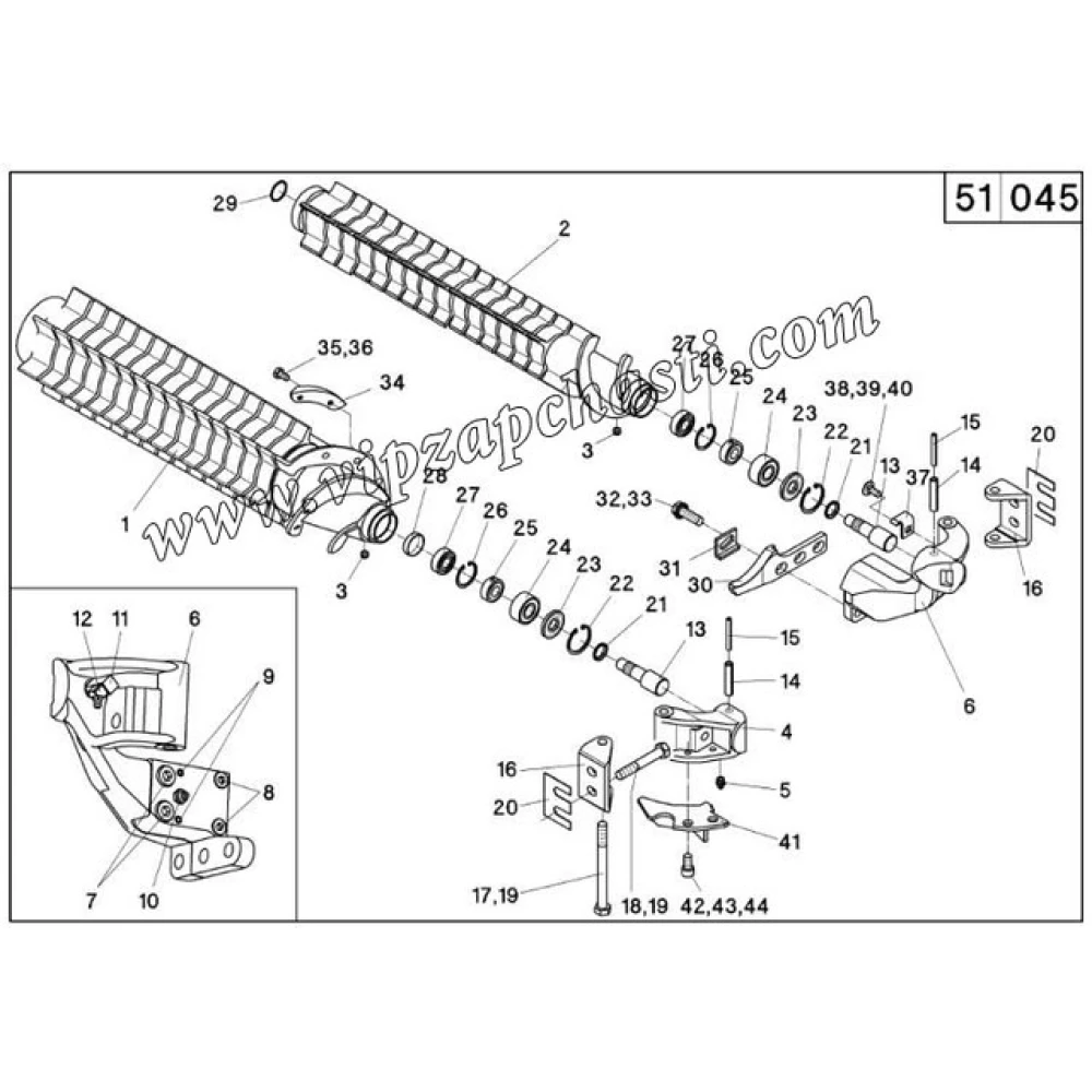Гайка вала М17х1 Geringhoff Rota Disc, 501105