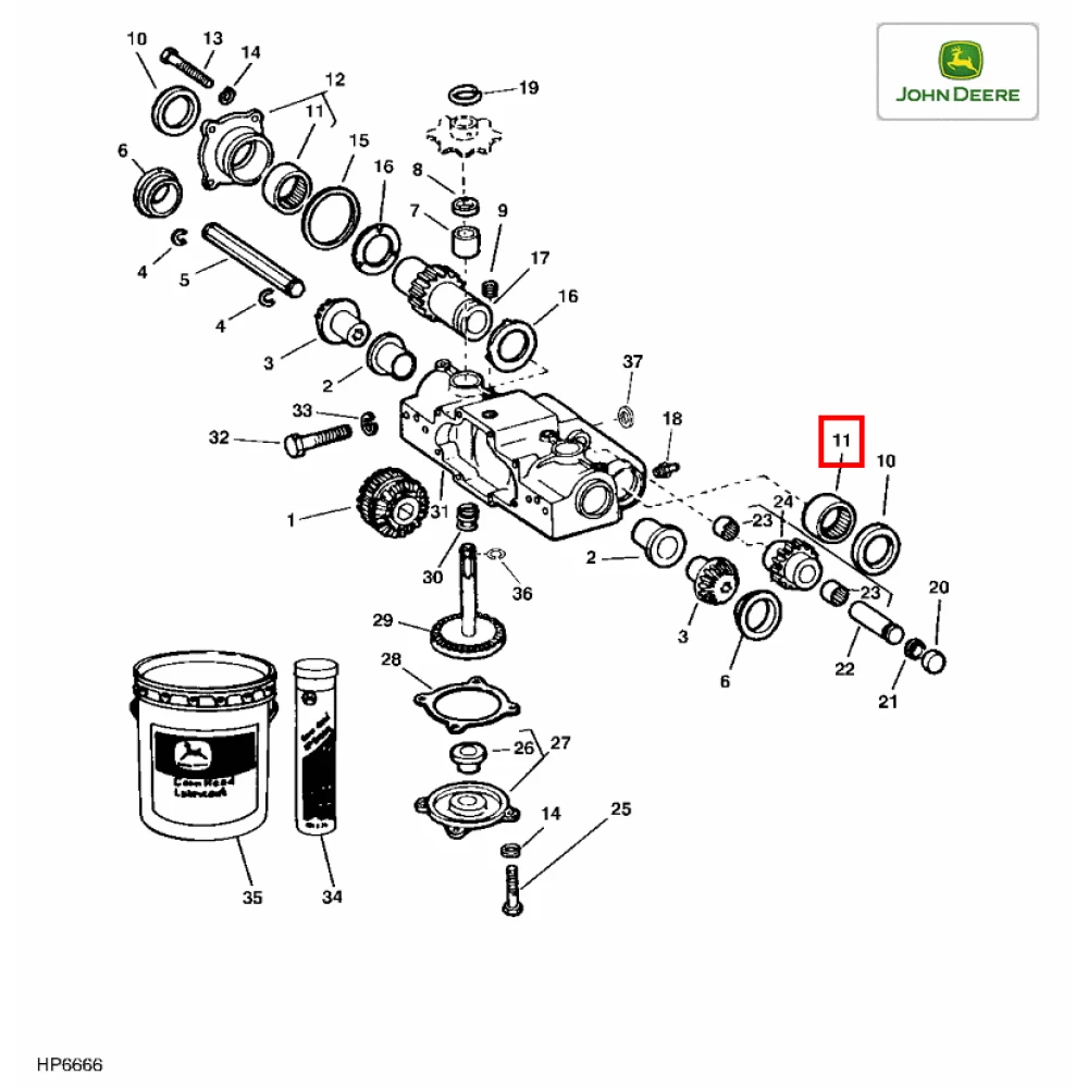 Підшипник голчастий JD8896 B-3216 831220M1