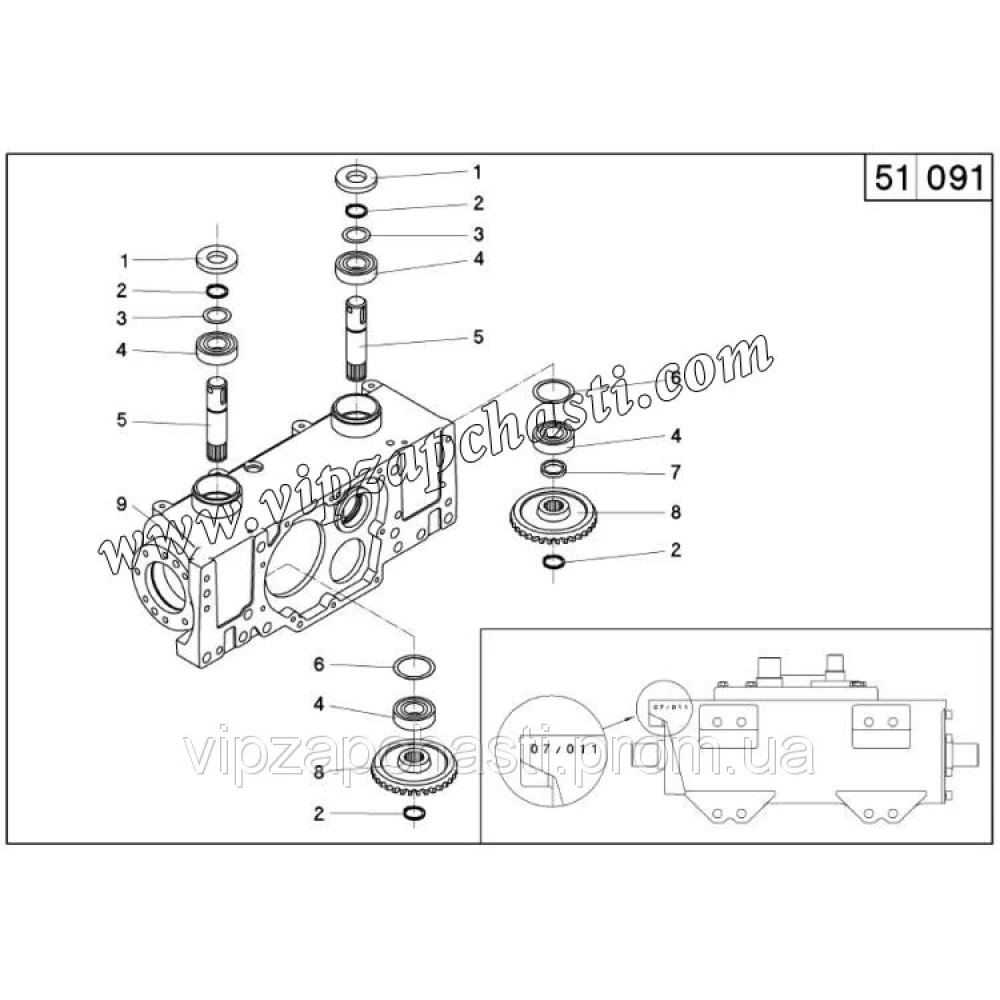 Комплект шестернів Geringhoff RD 502032