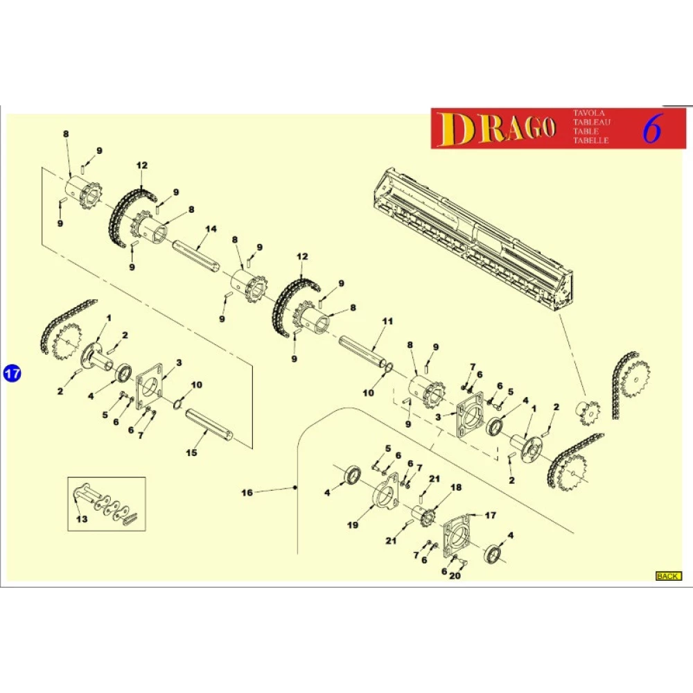Штифт нарізний стопорний Olimac DR6090