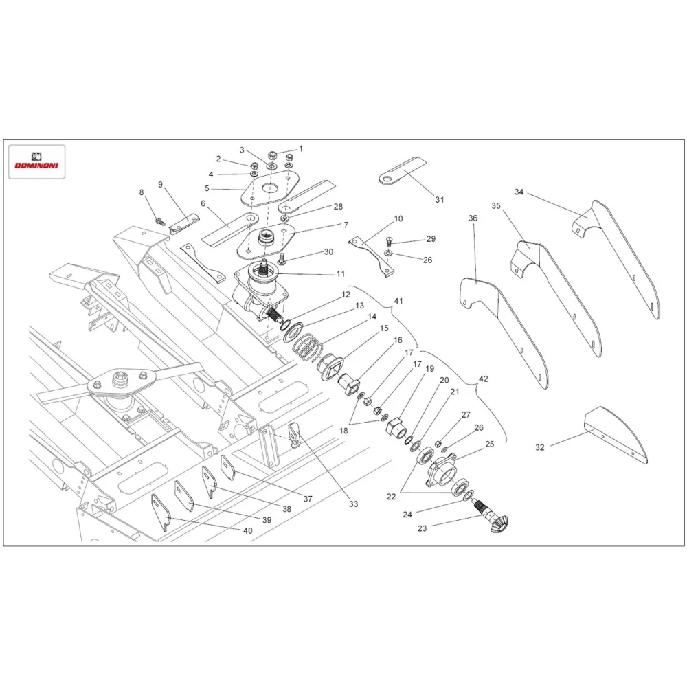 Ніж подрібнювача Dominoni, 11263